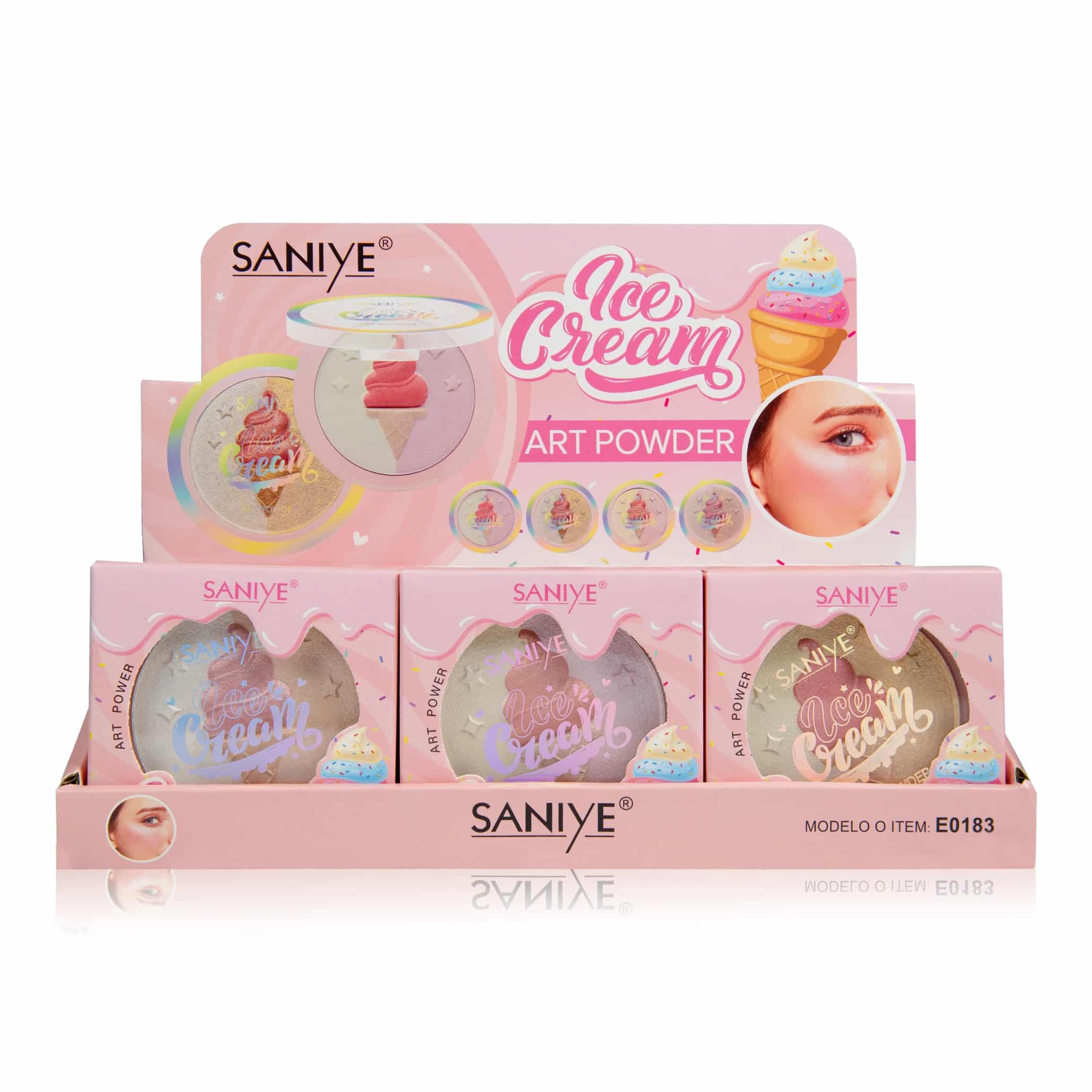 SANIYE Polvo Iluminador Ice Cream