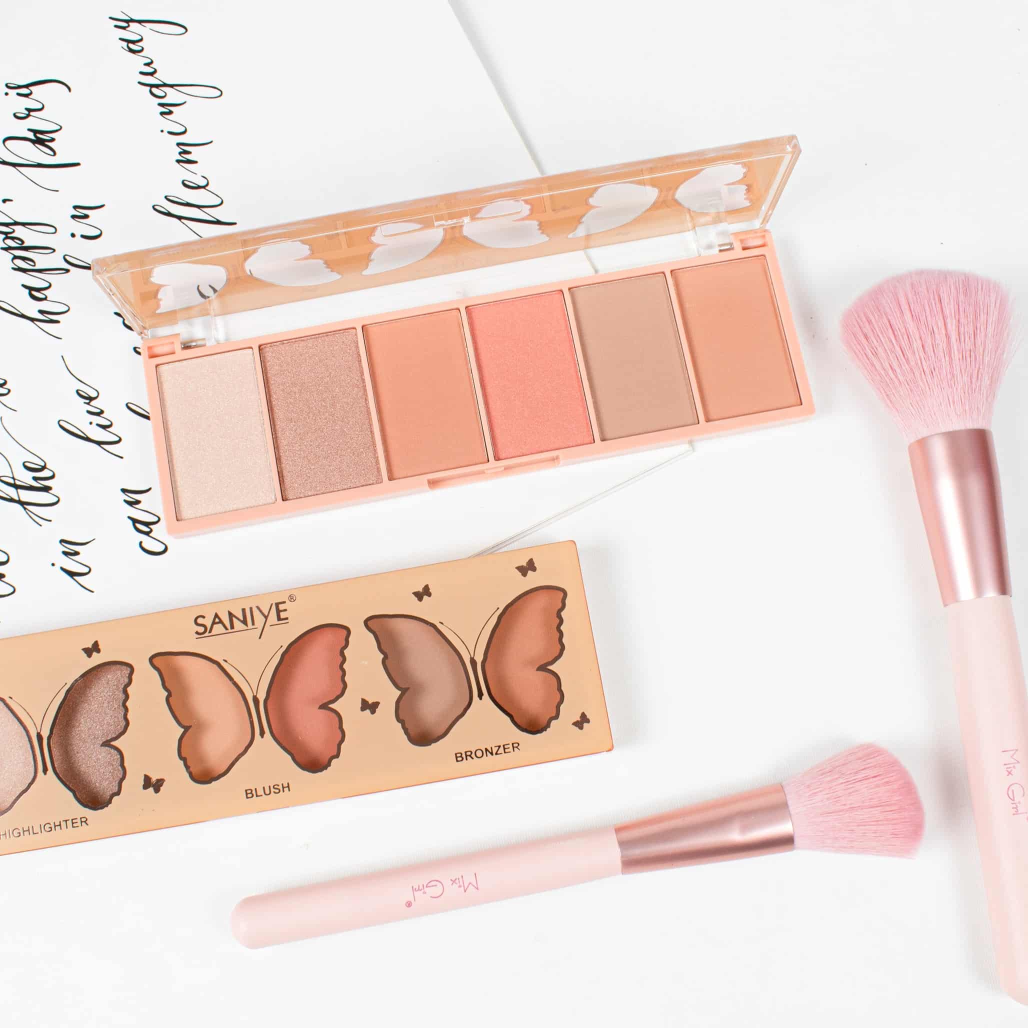 SANIYE Set 3 en 1 Rubor Bronceador Iluminador